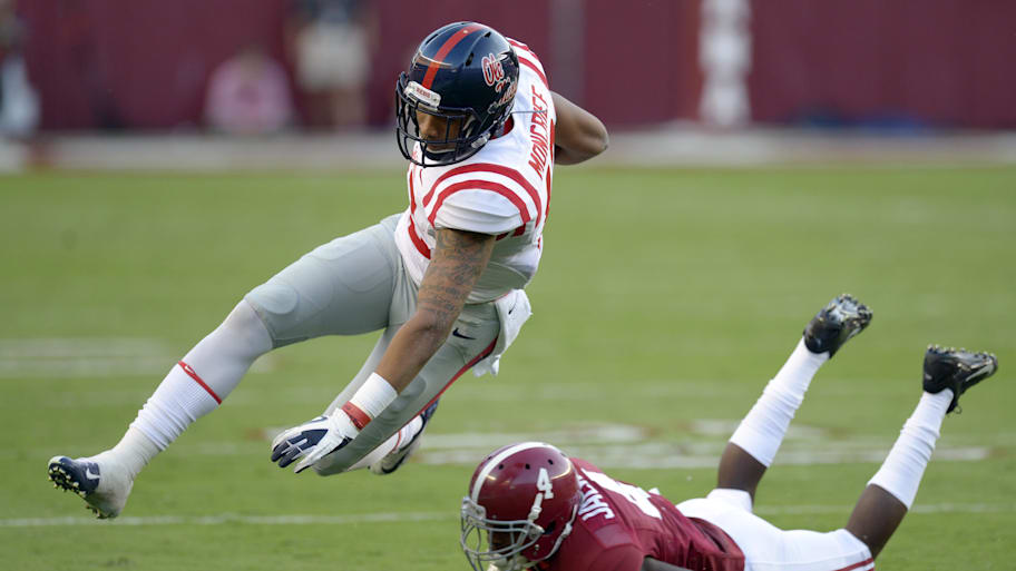 Ole Miss has hired Donte Moncrief to a role in player personnel. | John David Mercer-Imagn Images