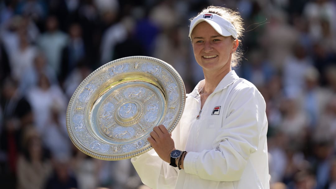 Krejcikova defeated Paolini to claim the 2024 Wimbledon title.