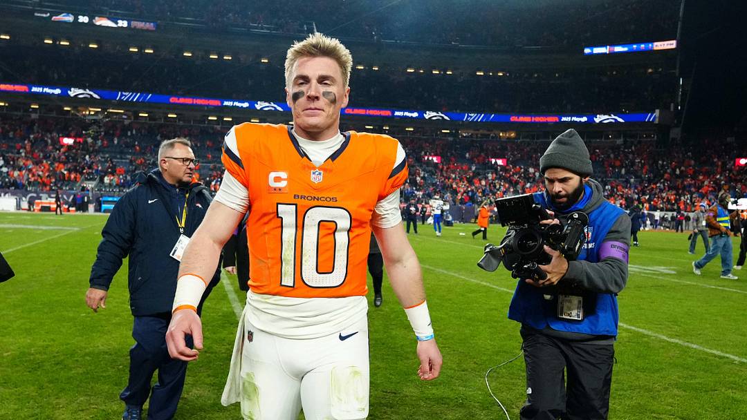Denver Broncos quarterback Bo Nix