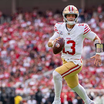 San Francisco 49ers quarterback Brock Purdy.