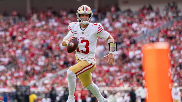 San Francisco 49ers quarterback Brock Purdy.