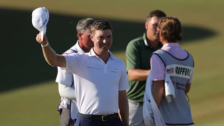 Ben Griffin saluted fans Sunday after his third win of 2025.