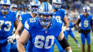 Detroit Lions guard Graham Glasgow (60).