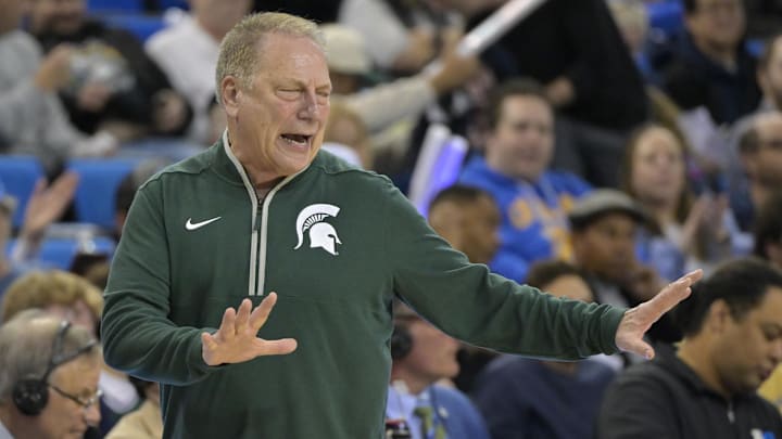 Michigan State Spartans head coach Tom Izzo