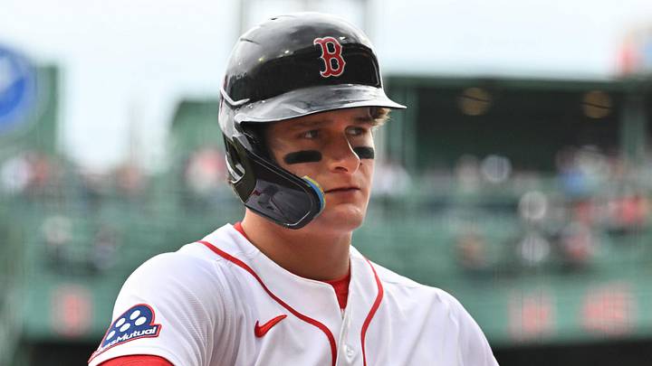 Boston Red Sox outfielder Roman Anthony (19).