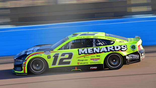 Ryan Blaney (12) during the Cup Series championship race at Phoenix Raceway. 