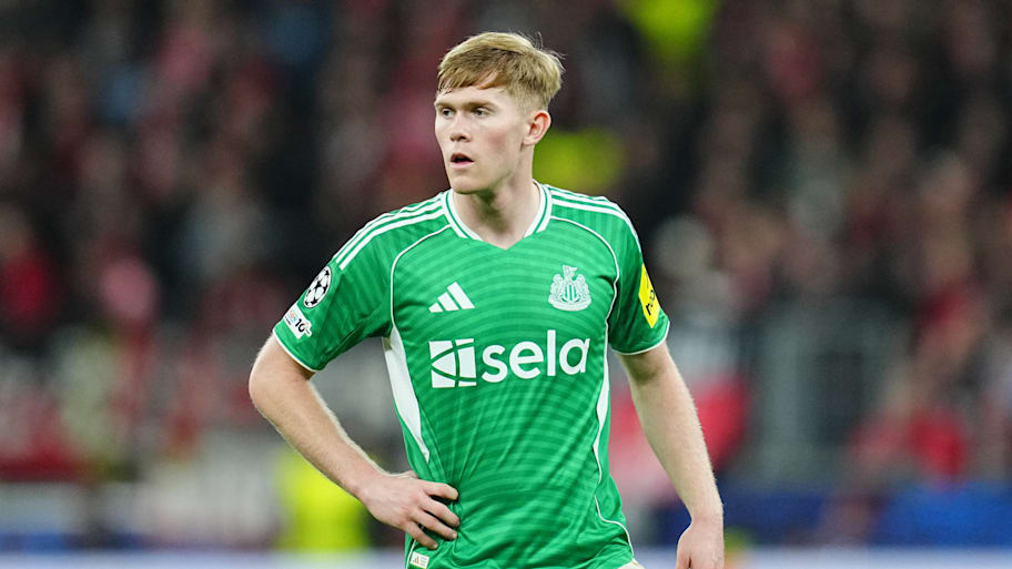 Lewis Hall in Newcastle’s away kit.