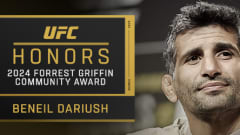 Beneil Dariush was announced as the 2024 Forrest Griffin Community Award honoree