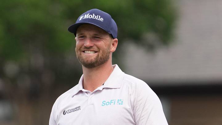 Wyndham Clark smiles on the 18th green during the final round of the 2026 CJ Cup Byron Nelson