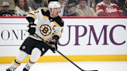 Boston Bruins left wing Brad Marchand on Mar 1, 2025.