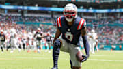 New England Patriots wide receiver Kayshon Boutte.