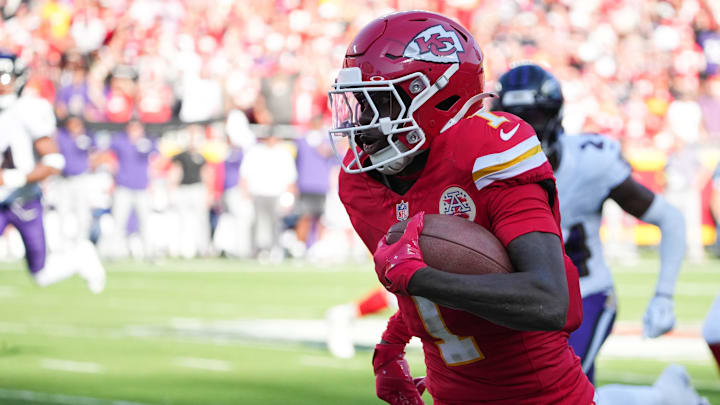 Xavier Worthy is an elite prop target in Week 5. Xavier Worthy is an elite prop target in Week 5.