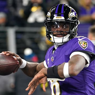The Baltimore Ravens quarterback Lamar Jackson are favored on Sunday against Buffalo.