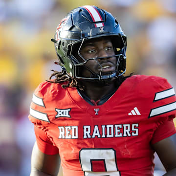 Texas Tech Red Raiders tight end Johncarlos Miller II (9) against the Arizona State Sun Devils at Mountain America Stadium