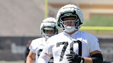 Las Vegas Raiders OL Jackson Powers-Johnson.