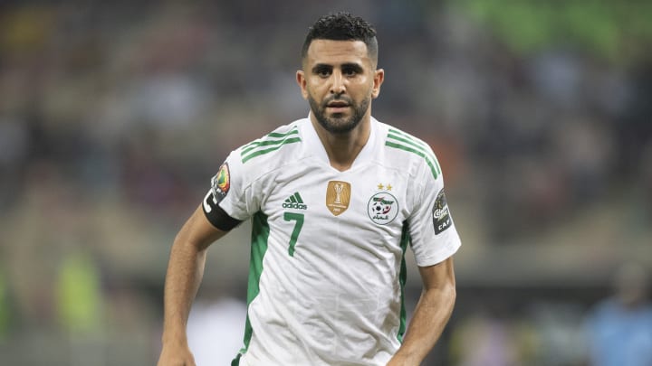 Riyad Mahrez, sous les couleurs de l'Algérie.