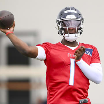 Titans QB Cam Ward will be the first rookie quarterback selected in most redraft and dynasty leagues in 2025.