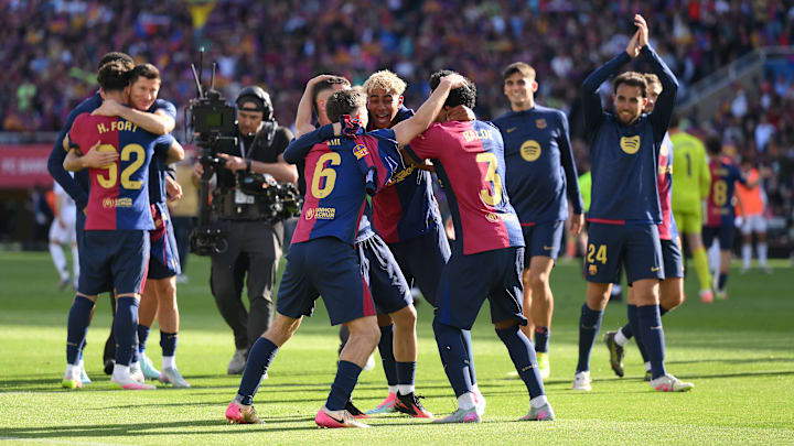 Barcelona are just one game away from winning La Liga Barcelona are just one game away from winning La Liga