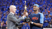 Shai Gilgeous-Alexander won his first NBA MVP award last season