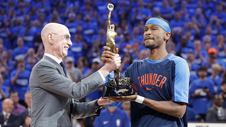 Shai Gilgeous-Alexander won his first NBA MVP award last season Shai Gilgeous-Alexander won his first NBA MVP award last season