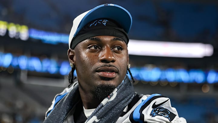 Carolina Panthers wide receiver Xavier Legette