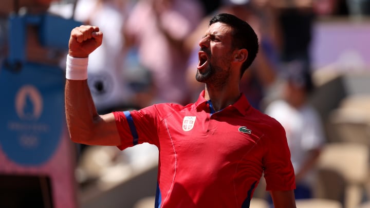 Novak Djokovic at the Olympic Games Paris 2024