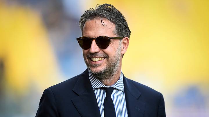 Fabio Paratici, sporting director of Juventus FC, smiles