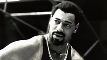  Unknown date and location; Philadelphia 76ers center Wilt Chamberlain (13) during a timeout. Chamberlain scored 31,419 points, averaging 30.1 ppg, during 1,045 games over a 16-year Hall of Fame career. Chamberlain led the NBA in scoring seven straight years, averaged 50.4 points per game in 1962 and scored a record 100 points in a single game on March 2, 1962 against the New York Knicks in Hershey, Pennsylvania. Mandatory Credit: Malcolm Emmons-Imagn Images