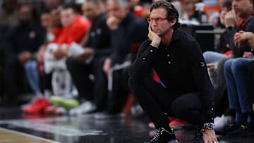 Atlanta Hawks head coach Quin Snyder
