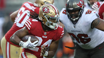 San Francisco 49ers running back Jordan Mason (24)