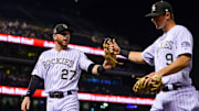 DJ LeMahieu y Trevor Story jugaron juntos en los Rockies de Colorado