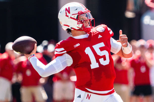 Dylan Raiola quarterback Nebraska