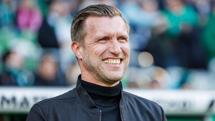 Markus Krösche hat allen Grund zu lachen Markus Krösche hat allen Grund zu lachen
