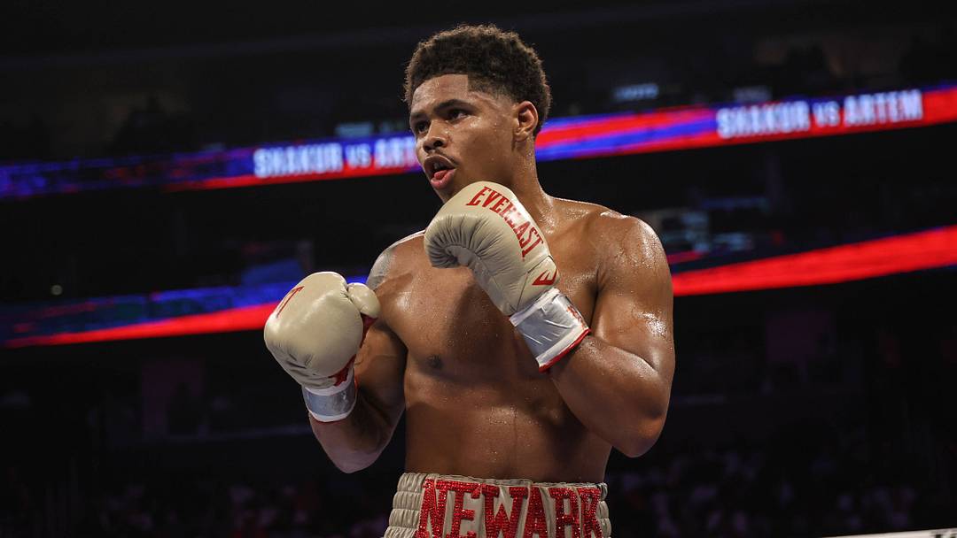 WBO and 'The Ring' super lightweight champion Shakur Stevenson.