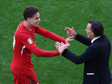 Vincenzo Montella e Kenan Yildiz