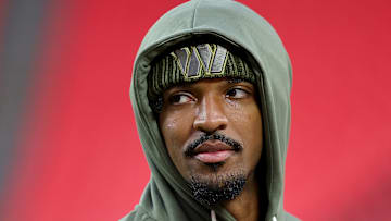 Washington Commanders quarterback Jayden Daniels