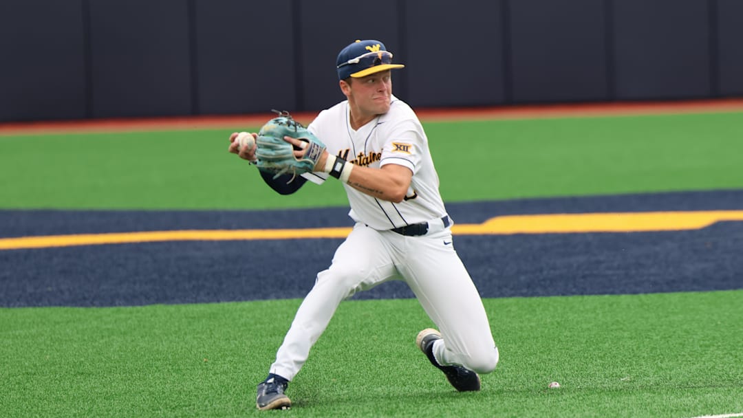 West Virginia University shortstop Brodie Kresser