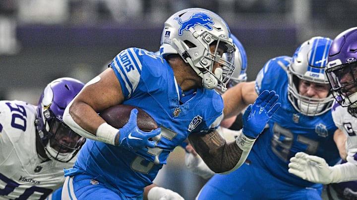 Detroit Lions running back David Montgomery (5).