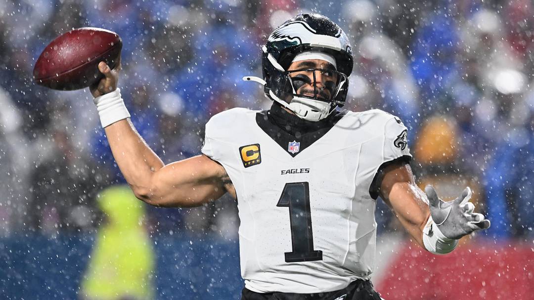 Philadelphia Eagles quarterback Jalen Hurts will be a first-round pick in most 2026 Fantasy Football Superflex drafts.