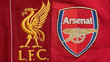 The Liverpool and Arsenal Club Crests
