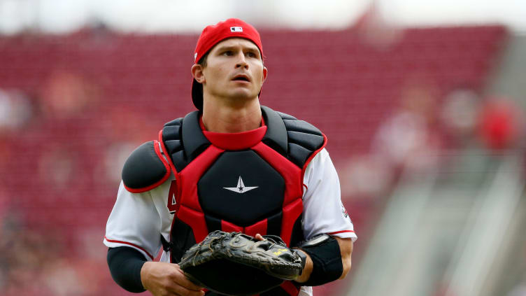 Cincinnati Reds catcher Mark Kolozsvary