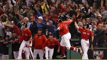 Christian Vázquez dio el batazo ganador para los Medias Rojas en el cuarto juego de la Serie Divisional ante los Rays