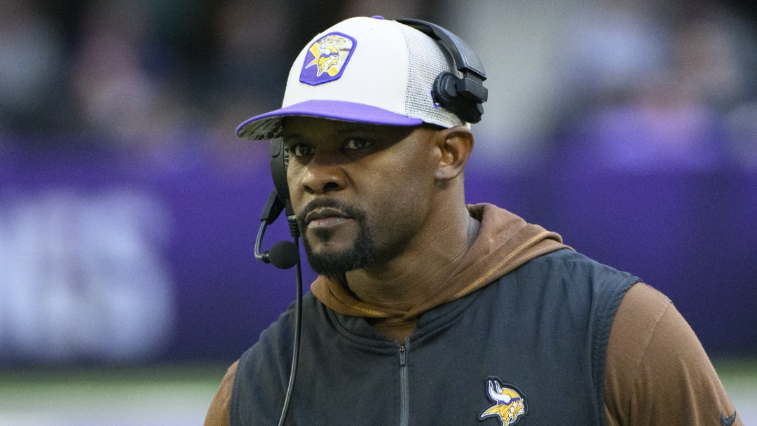 Minnesota Vikings defensive coordinator Brian Flores