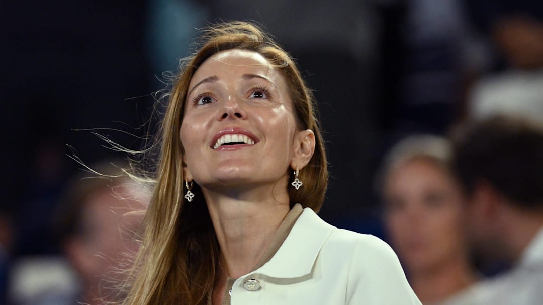 Jelena Djokovic at the 2025 Australian Open.