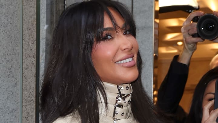 Kim Kardashian Visits Dolce & Gabbana Store In Milan