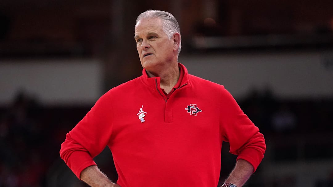 San Diego State Aztecs head coach Brian Dutcher.