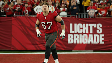 The Buccaneers got a huge update ahead of Sunday’s game against the Patriots, with Luke Goedeke returning to action for the first time since Week 2.