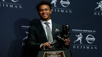 The most recent Big 12 Heisman Trophy winner, Oklahoma quarterback Kyler Murray in 2018