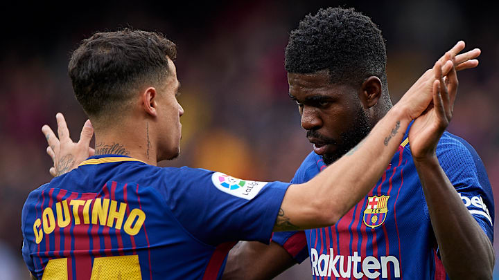 Philippe Coutinho e Samuel Umtiti não estão nos planos de Xavi Hernández no Barcelona. Barca deve deixar o Camp Nou. Philippe Coutinho e Samuel Umtiti não estão nos planos de Xavi Hernández no Barcelona. Barca deve deixar o Camp Nou.