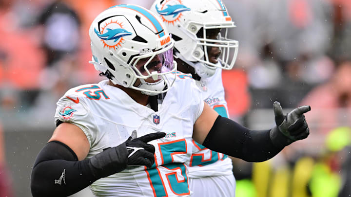 Jaelan Phillips had 26 sacks in his five years with the Dolphins.